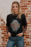 Bronzed bloom tee