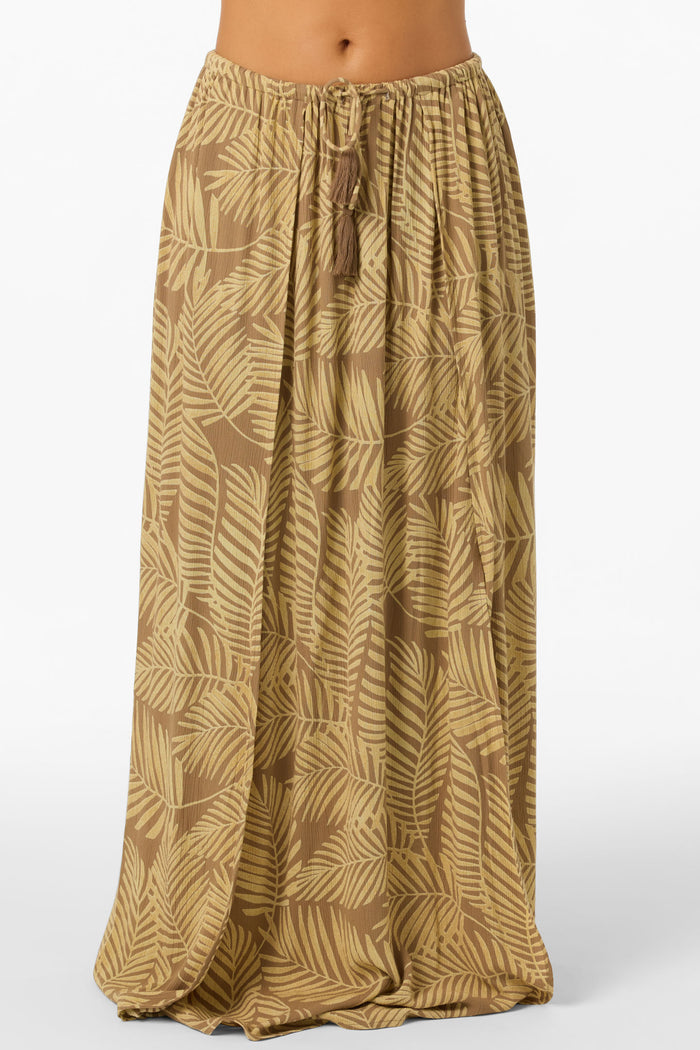 Brooke Printed Cover-Up Skirt - Dark Khaki | O'Neill