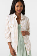 Brooks Flannel Long Sleeve Top - Winter White | O'Neill