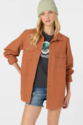 Brooks Flannel Oversized Fit Shirt - Cedar Wood | O'Neill
