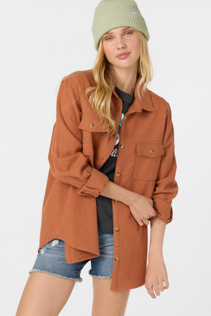 Brooks Flannel Oversized Fit Shirt -  | O'Neill