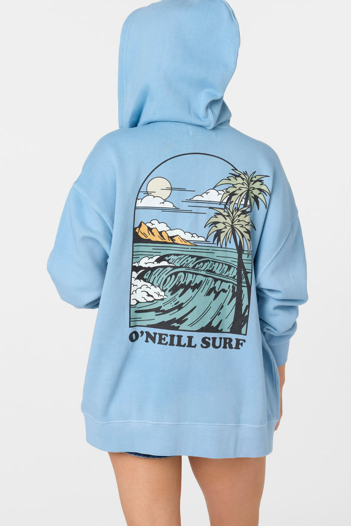 Byron Hooded Oversized Fit Zip Fleece Jacket -  | O'Neill