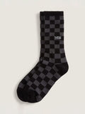 Calcetín Adulto Checkerboard Crew Negro Vans