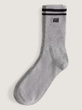 Calcetin Adulto Stretch Logo Crew Gris Vans