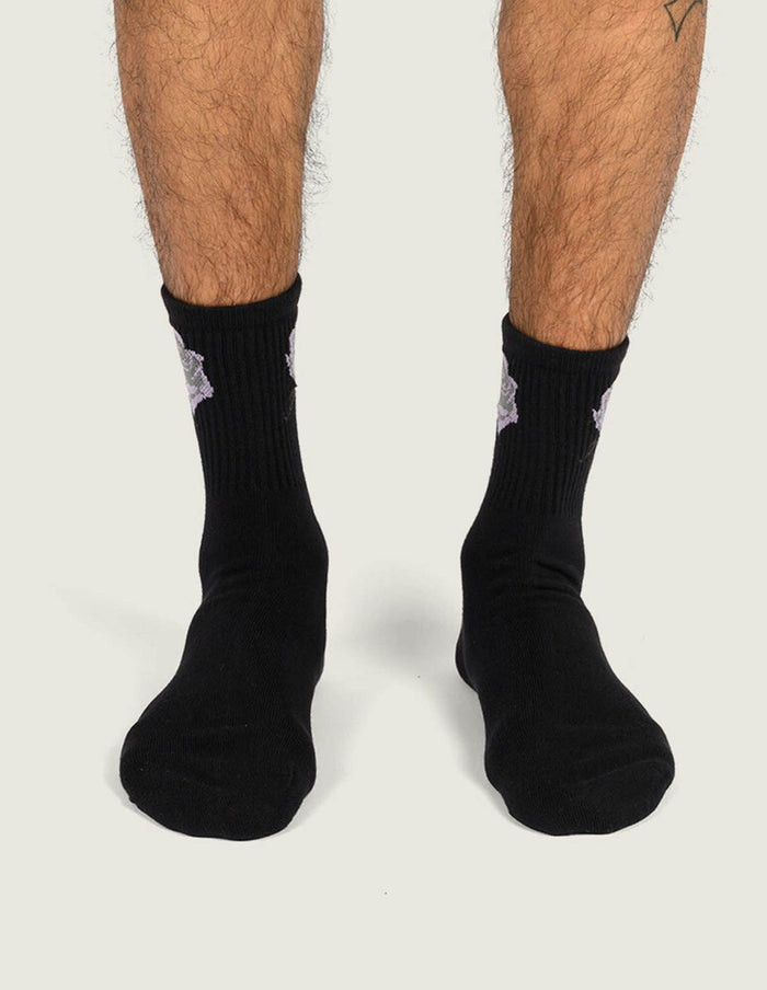 Calcetin Adulto Vans Art Half Crew Negro Vans