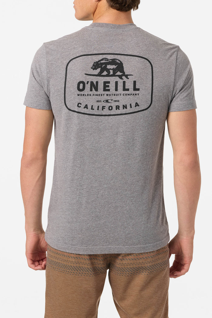 Cali Native Standard Fit Tee - Heather Grey | O'Neill