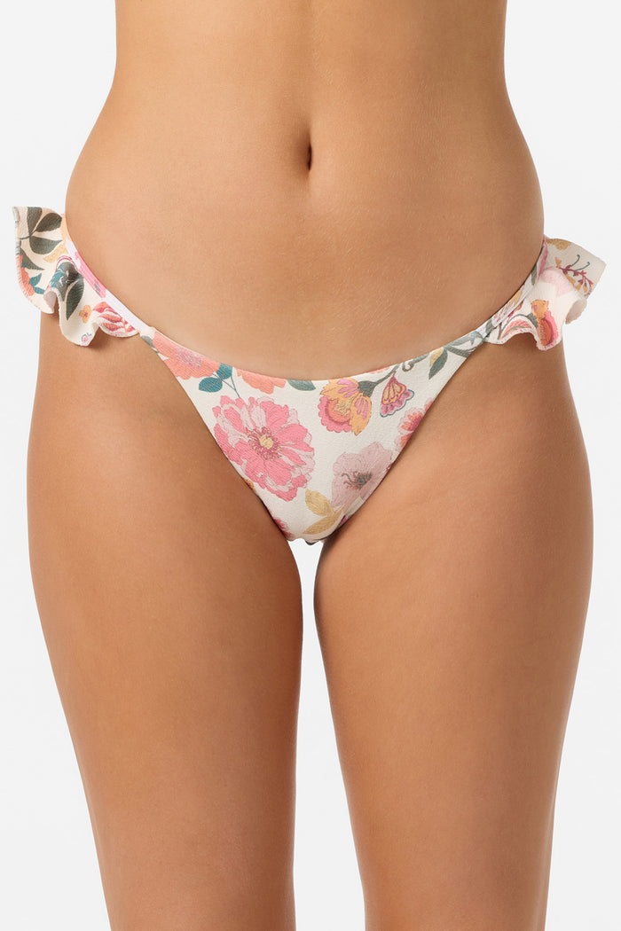 Camellia Floral Jalisco Cheeky Bottoms - Vanilla | O'Neill