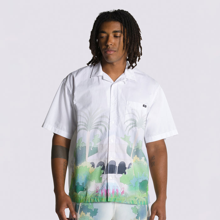 Camisa M/C Hombre Holiday SS Blanca Vans