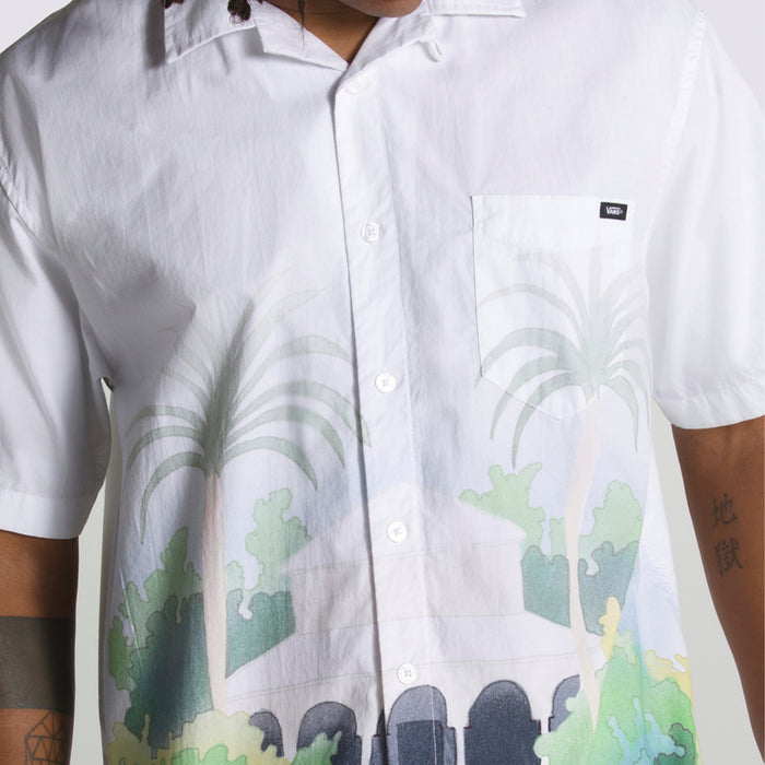 Camisa M/C Hombre Holiday SS Blanca Vans
