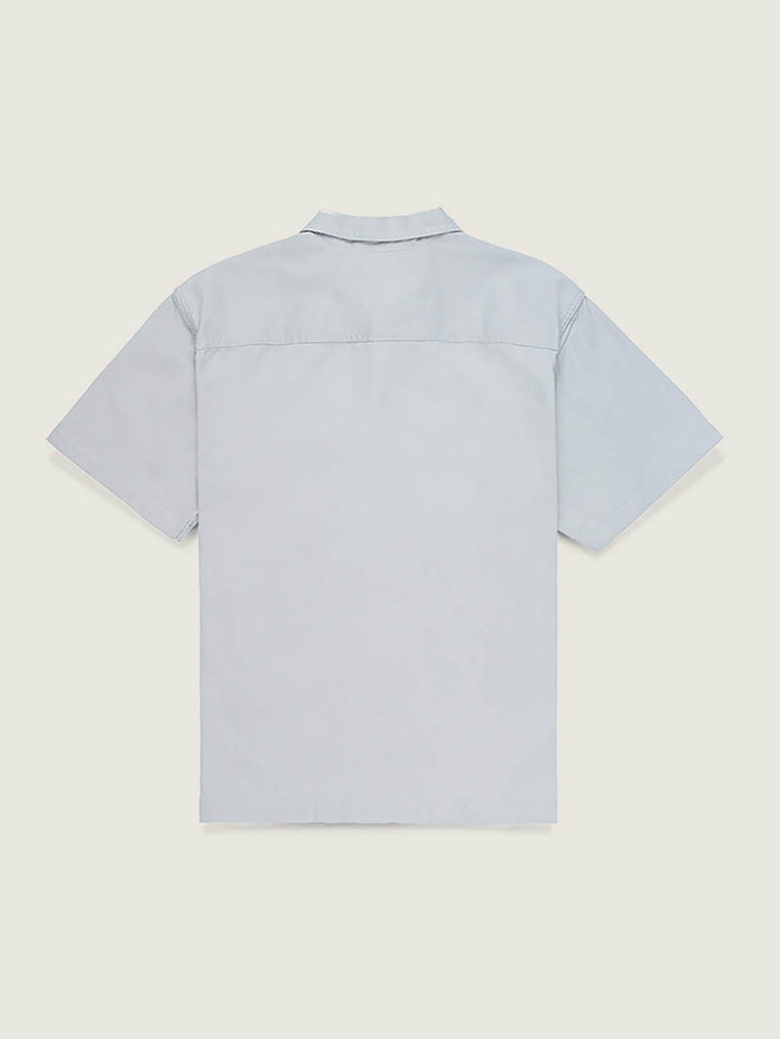 Camisa M/C Hombre Larkspur Solid Workw Gris Vans