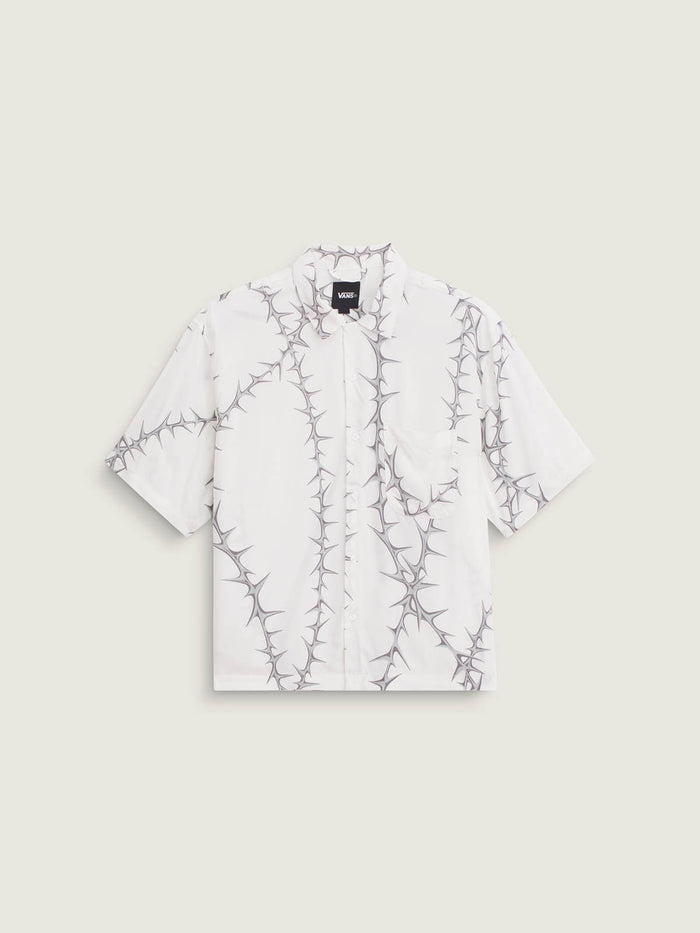 Camisa M/C Hombre Van Doren Printed Ca Blanco Vans
