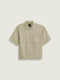 Camisa M/C Hombre Van Doren Tencel Che Beige/Crudo Vans