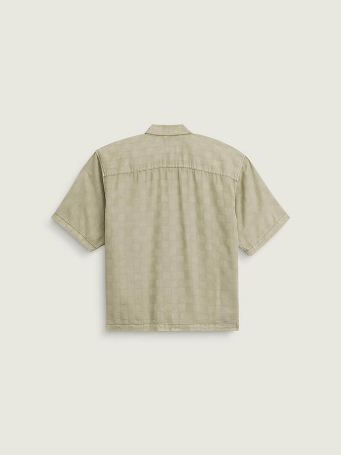 Camisa M/C Hombre Van Doren Tencel Che Beige/Crudo Vans