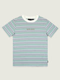Camisa M/C Nino Cameron Check Stripe Beige/Crudo Vans