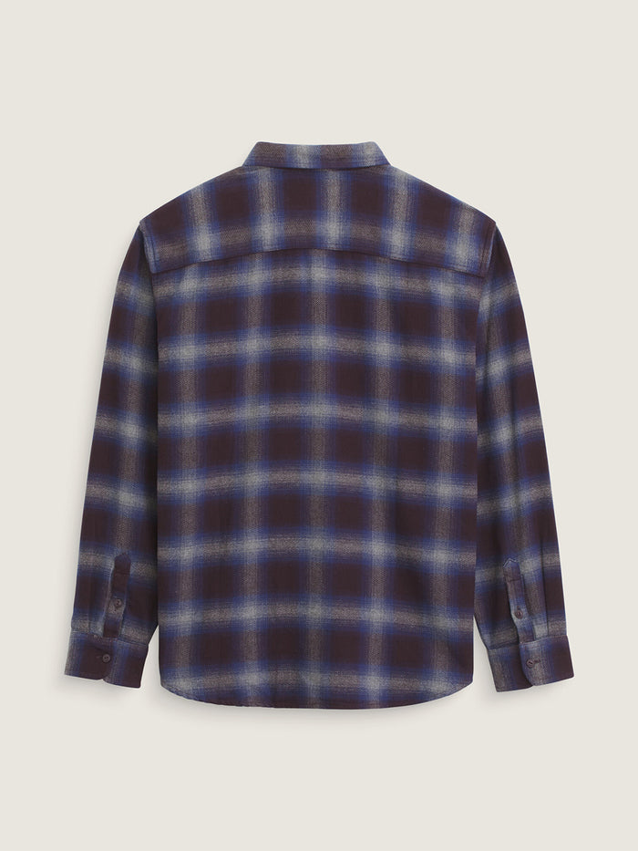 Camisa M/L Hombre Bixby Plaid Flannel Rojo Vans