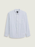 Camisa M/L Hombre Dobby Stripe Ls Shir Blanco Vans