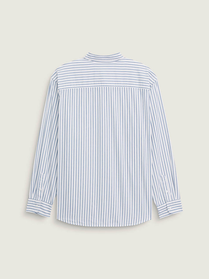 Camisa M/L Hombre Dobby Stripe Ls Shir Blanco Vans