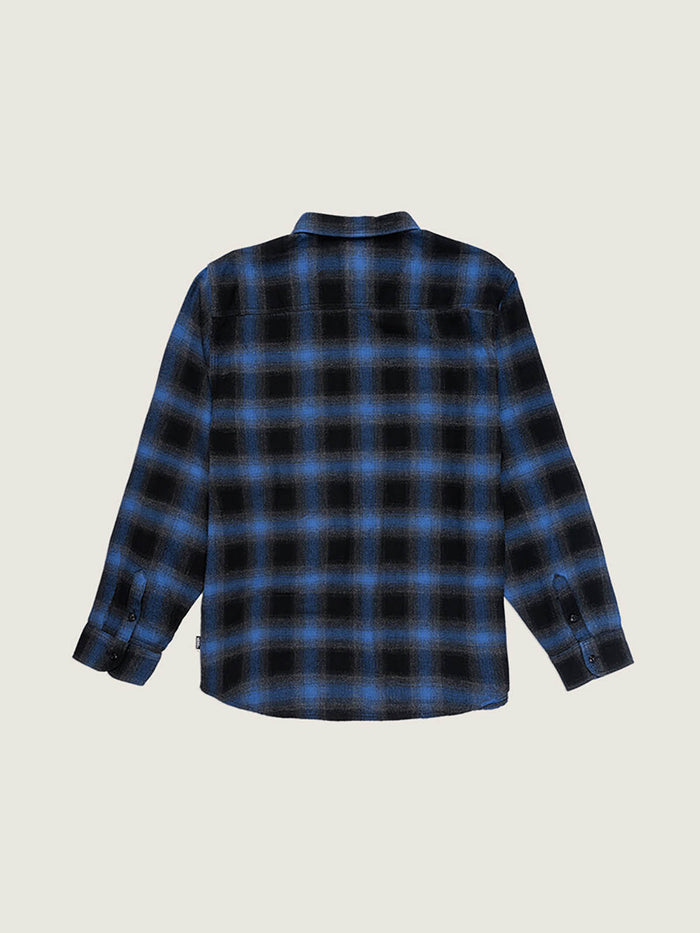 Camisa M/L Hombre Lawson Plaid Flannel Negro Vans