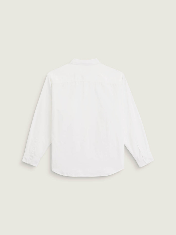Camisa M/L Hombre Lawson Solid Oxford Blanco Vans