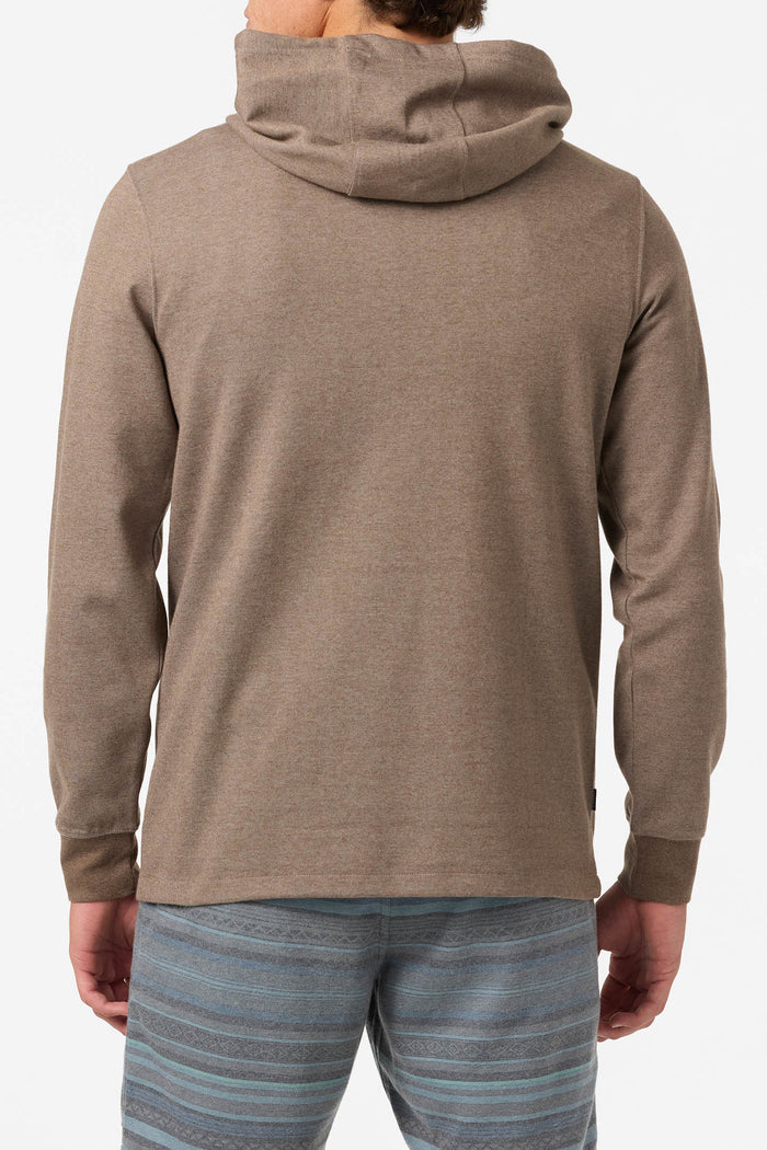 Cantina Hooded Textured Knit Long Sleeve Pullover - Dachshund | O'Neill