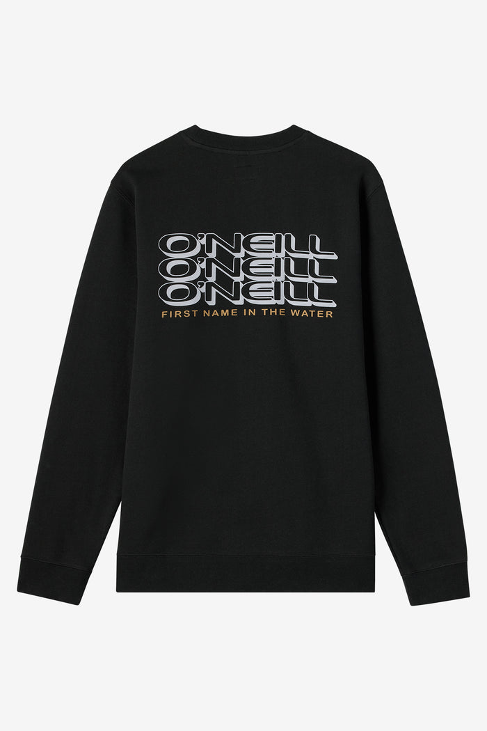 Capitola Crew Neck Fleece - Black | O'Neill