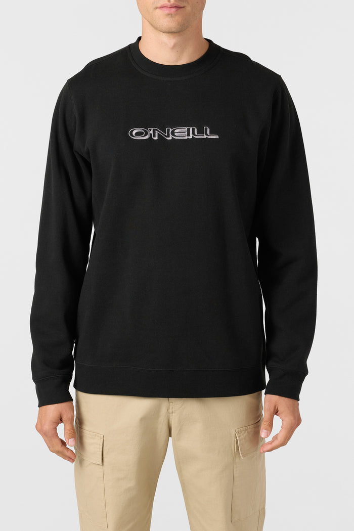 Capitola Crew Neck Fleece - Black | O'Neill
