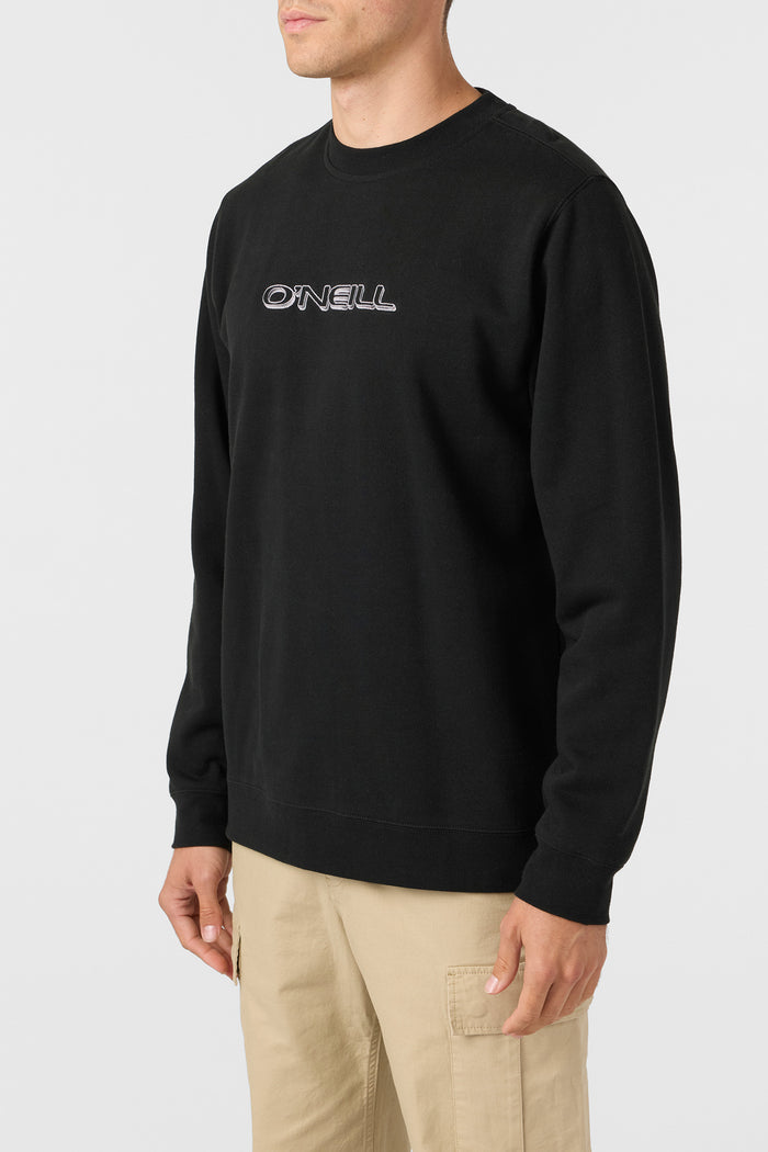 Capitola Crew Neck Fleece - Black | O'Neill