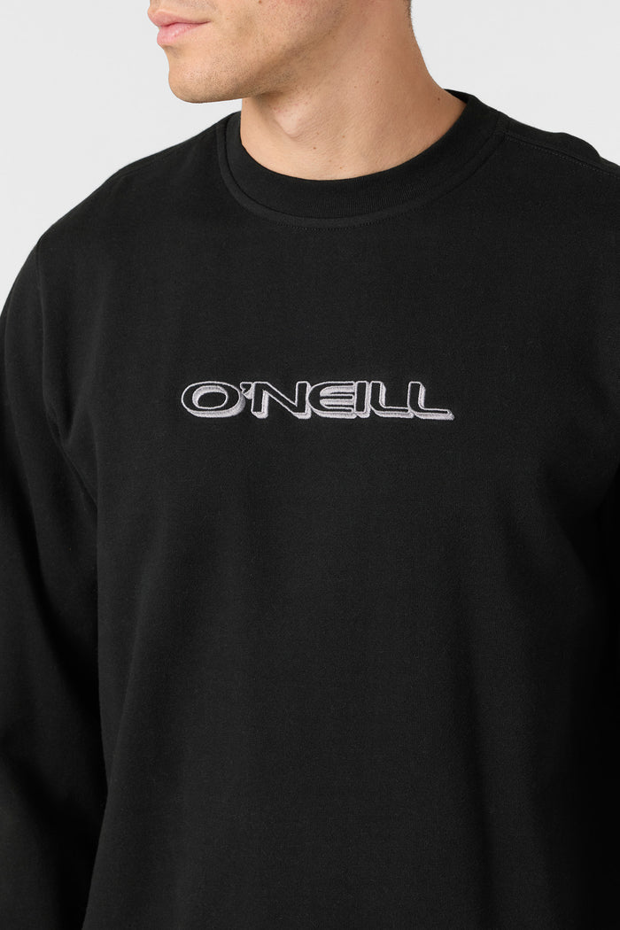 Capitola Crew Neck Fleece - Black | O'Neill