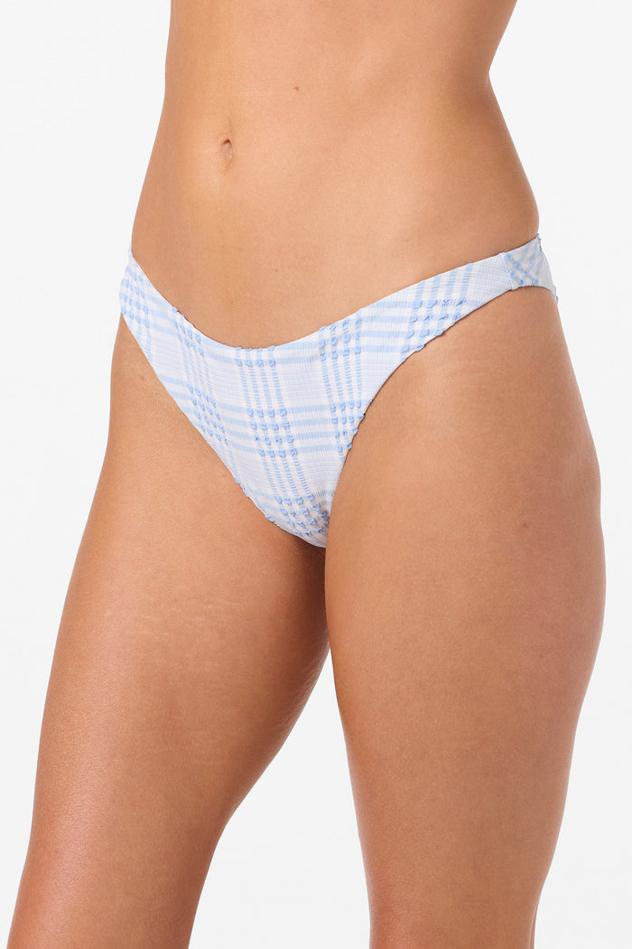 Catamaran Plaid Flamenco Cheeky Bottoms - Azurine | O'Neill