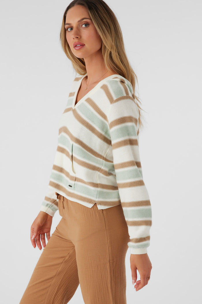 Catamaran V-Neck Hooded Sweater - Blue Haze | O'Neill