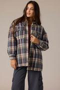 Chance High Pile Lined Flannel Jacket - Oil Green | O'Neill