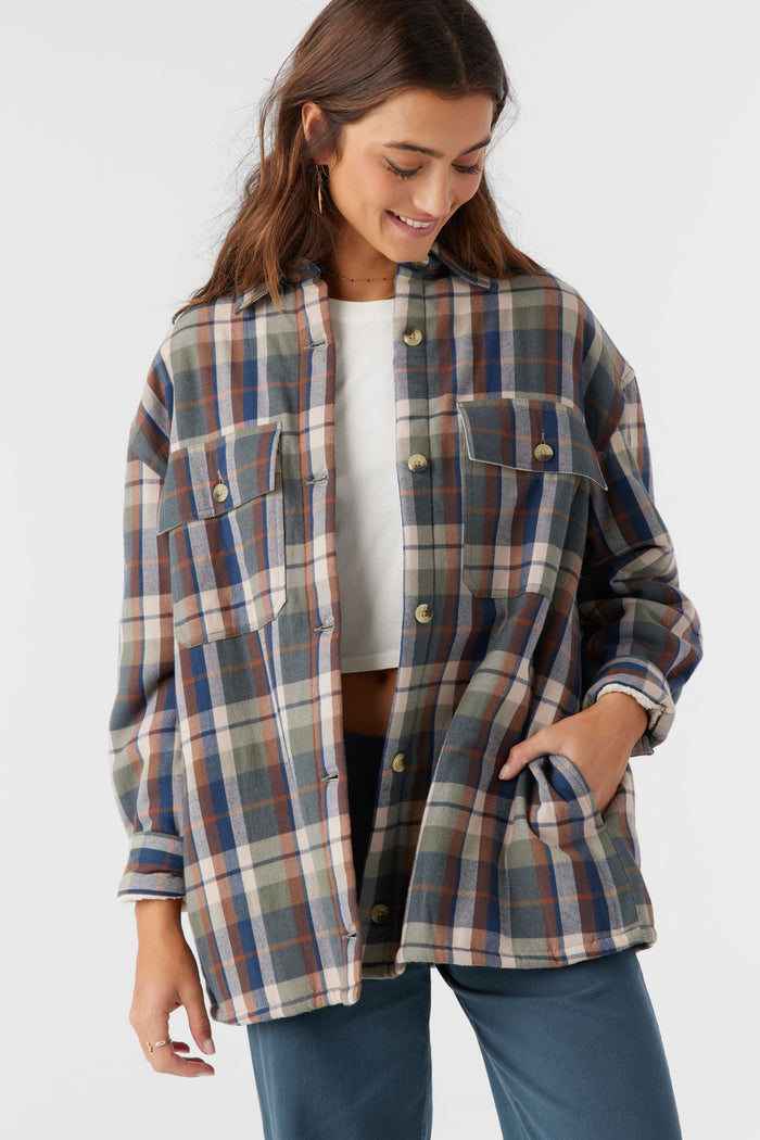 Chance High Pile Lined Flannel Jacket -  | O'Neill