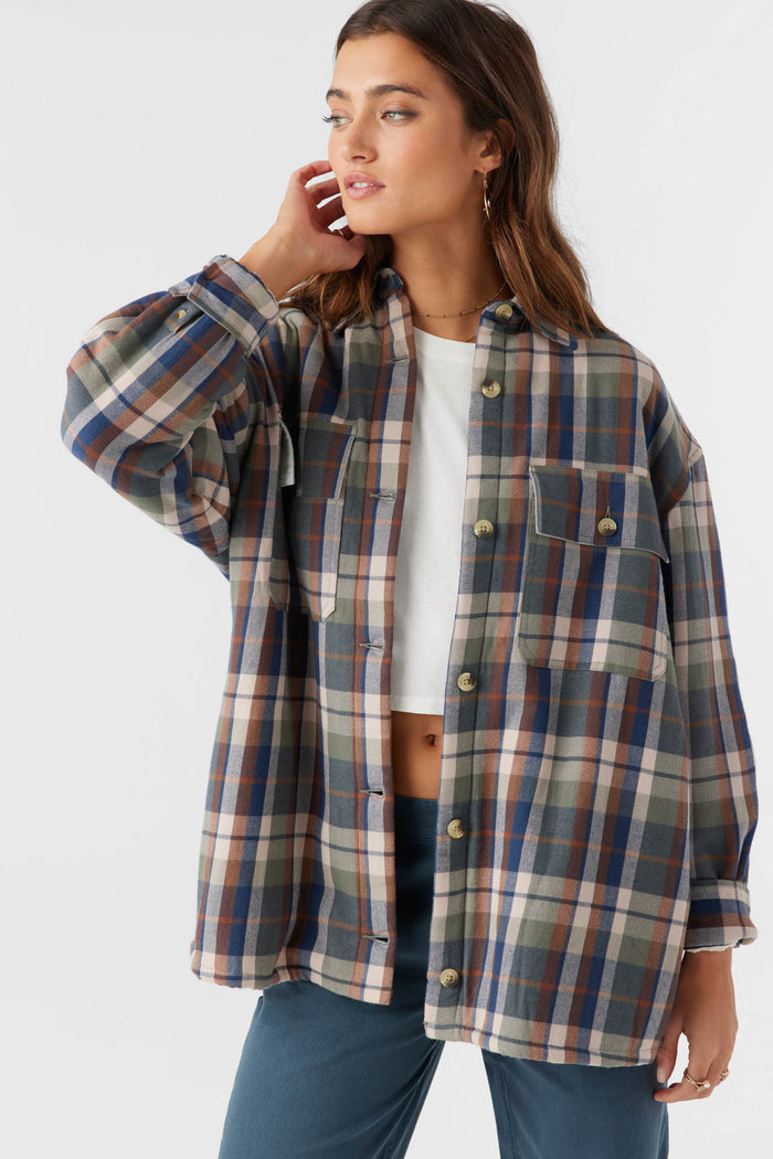 Chance High Pile Lined Flannel Jacket -  | O'Neill
