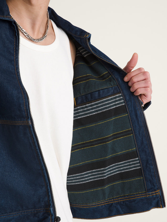 Chaqueta Hombre Denim Station Jacket Azul Vans