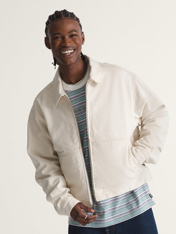 Chaqueta Hombre Denim Station Jacket Beige/Crudo Vans