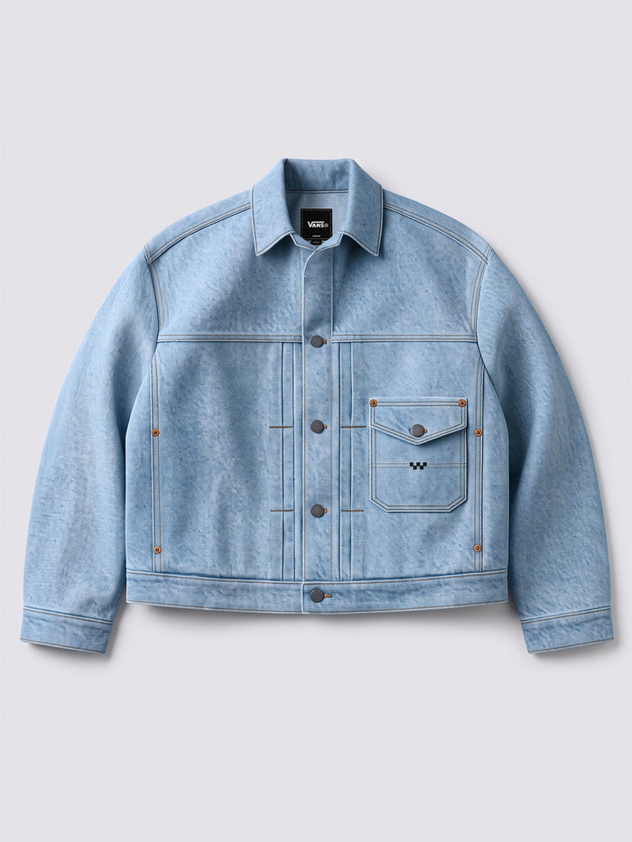 Chaqueta Hombre Denim Trucke Celeste Vans