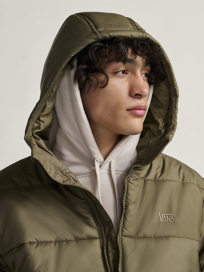 Chaqueta Hombre Mte Hillgate Puffer Gris Vans