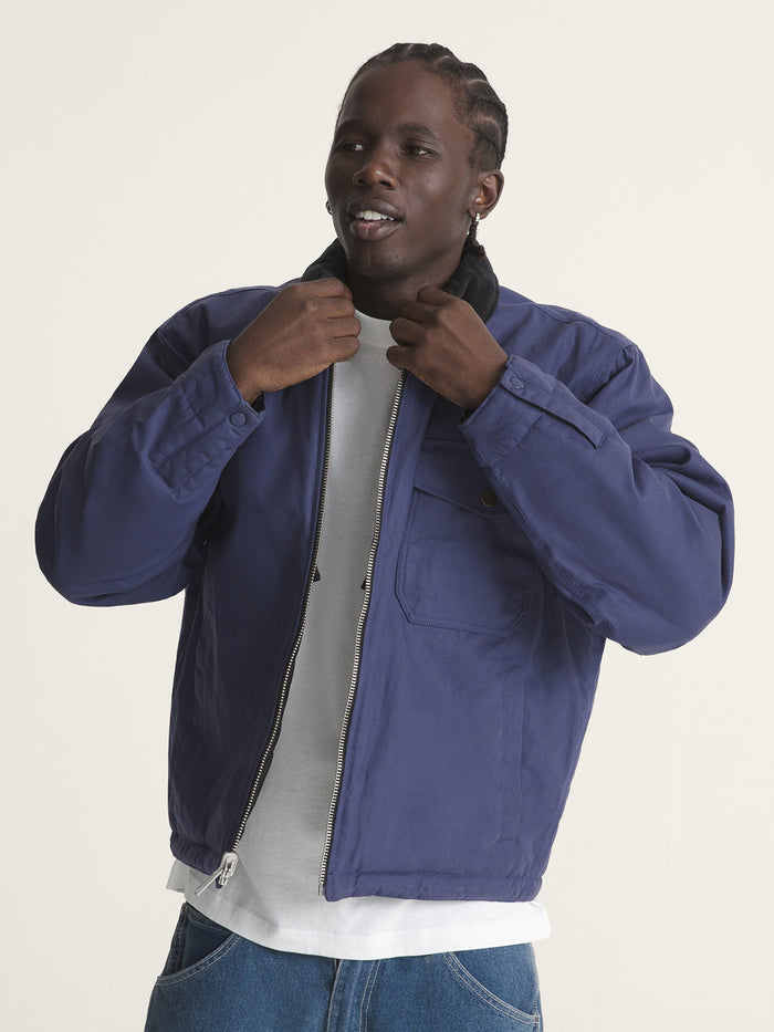 Chaqueta Hombre Skate Garage Reversi Azul Vans