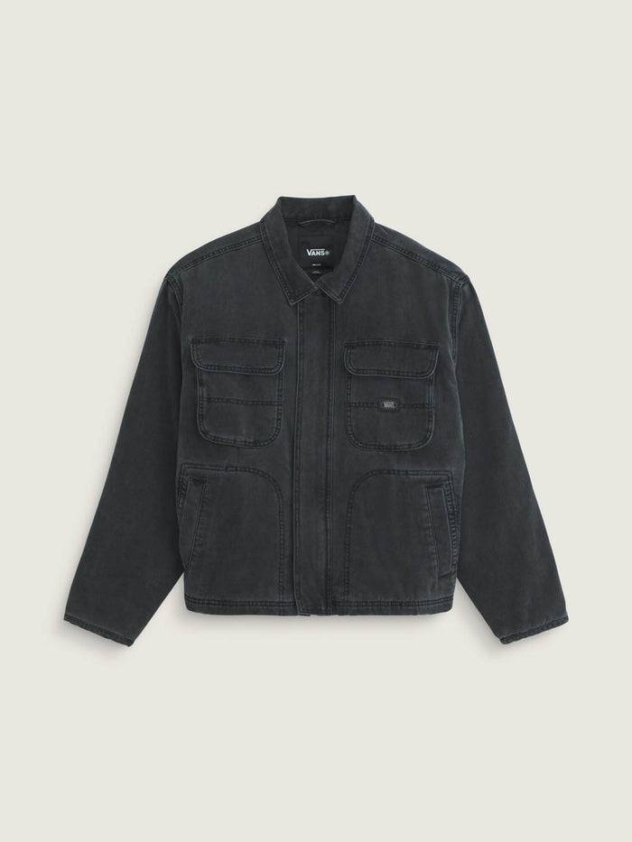 Chaqueta Hombre Umber Pigment Canvas Negro Vans