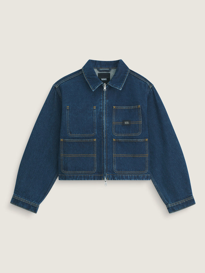 Chaqueta Mujer Emily Boxy Azul Vans