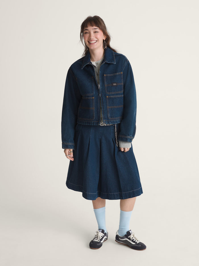 Chaqueta Mujer Emily Boxy Azul Vans