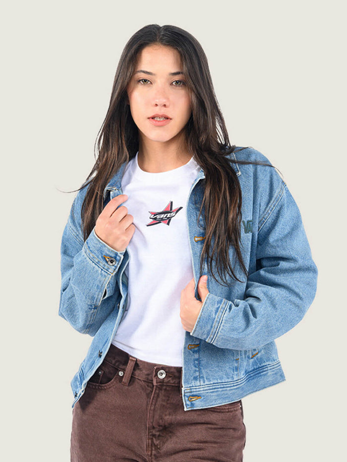 Chaqueta Mujer Womens Pomona Statio Azul Vans