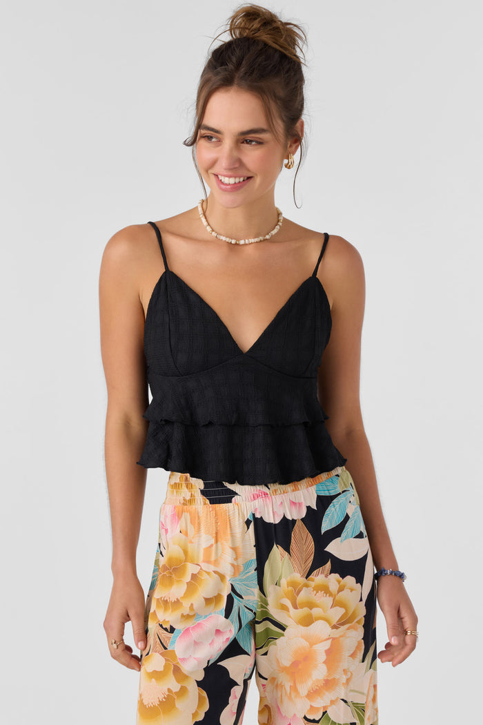Chloey Sleeveless Top - Black | O'Neill
