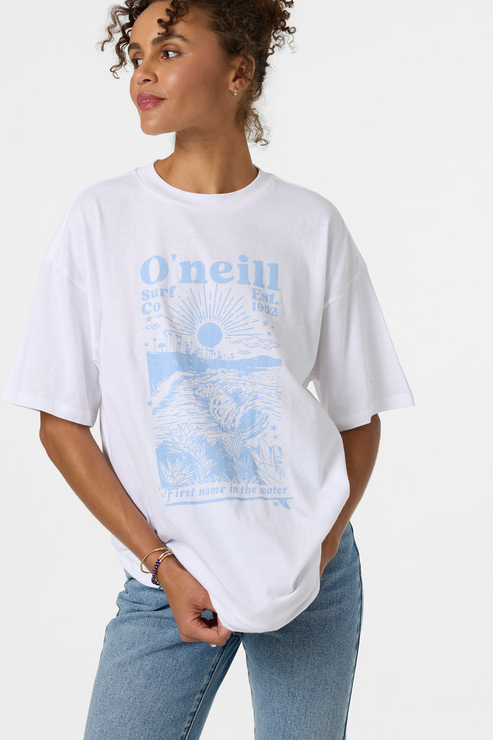 Chore Break Oversized Tee - White | O'Neill