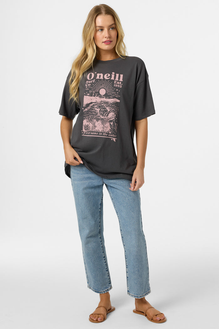 Chore Break Oversized Tee - Washed Black | O'Neill