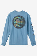 Circle Surfer Standard Fit Long Sleeve Tee - Blue Mirage | O'Neill