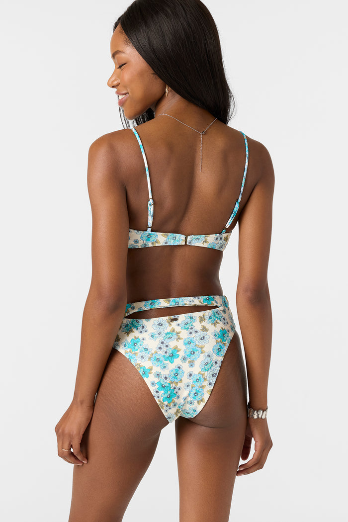 Coastal Floral Maxwell Cheeky Bottoms - Blue Mist | O'Neill