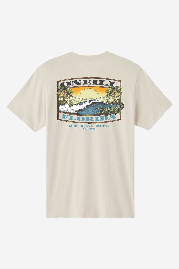 Coastal Standard Fit Tee - Lt Khaki | O'Neill