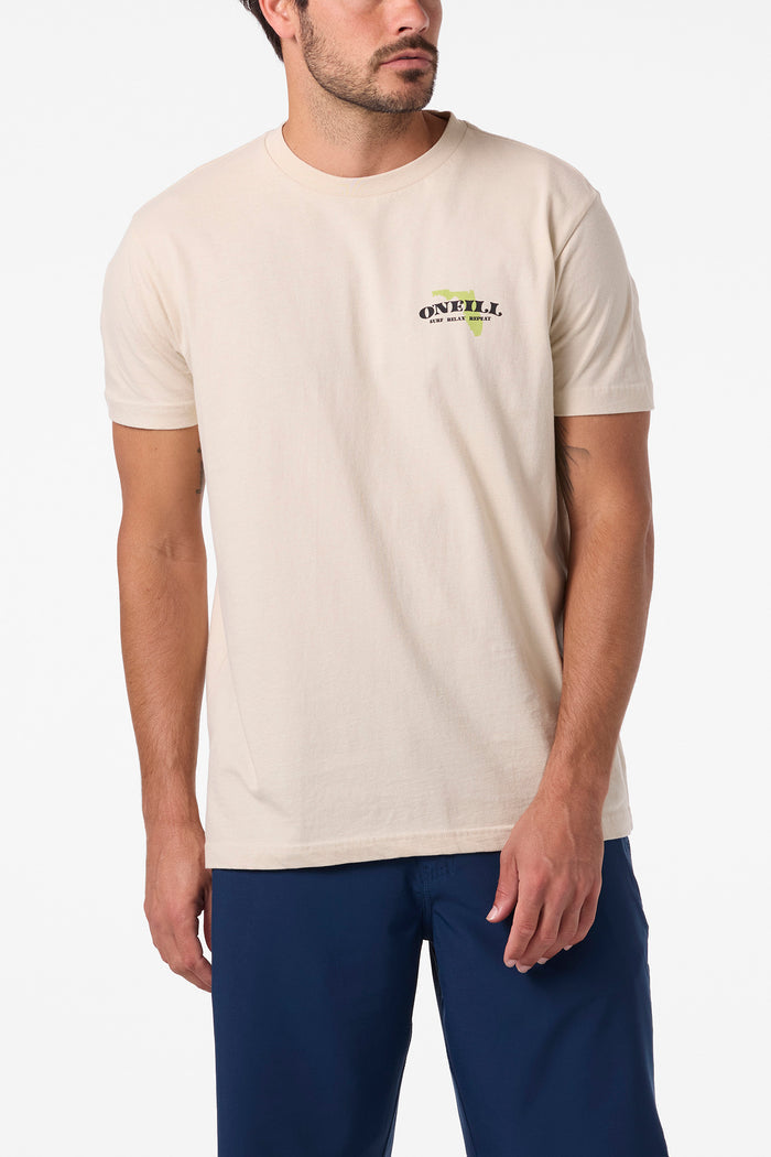 Coastal Standard Fit Tee - Lt Khaki | O'Neill