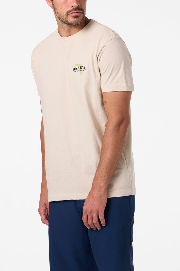 Coastal Standard Fit Tee - Lt Khaki | O'Neill